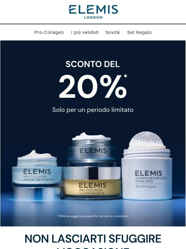 Lo sconto del 20% termina stasera🚨