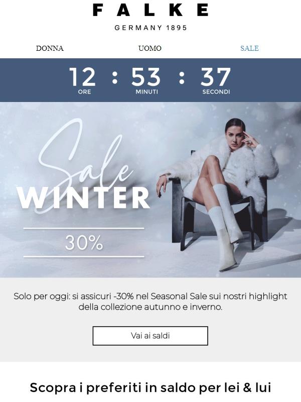 Solo per oggi: -30% sulla nostra collezione autunno e inverno!