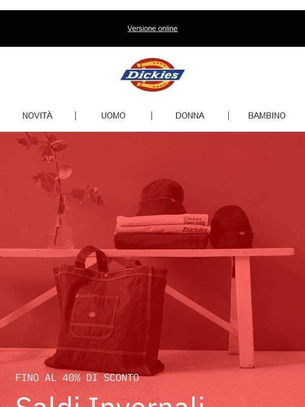 I nostri saldi invernali continuano: sconti fino al 40% 💥