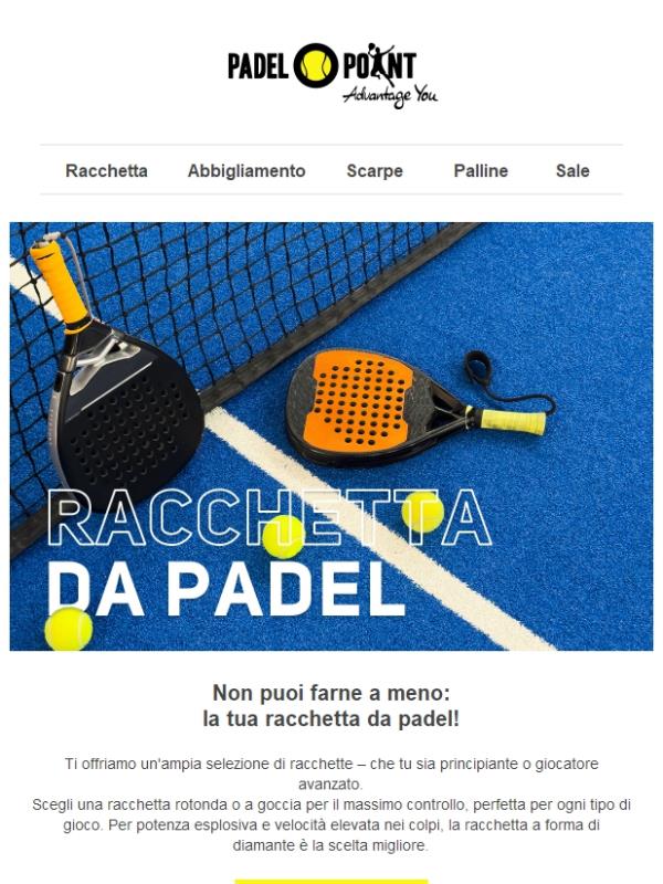 🎾La tua nuova racchetta ti aspetta – risparmia fino al 50%!