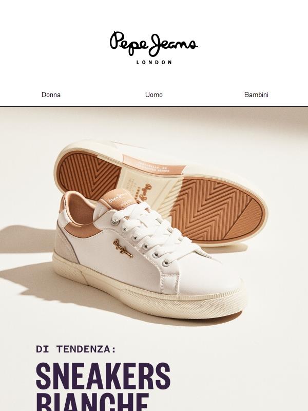 Sneakers bianche per tutti i tuoi outfit