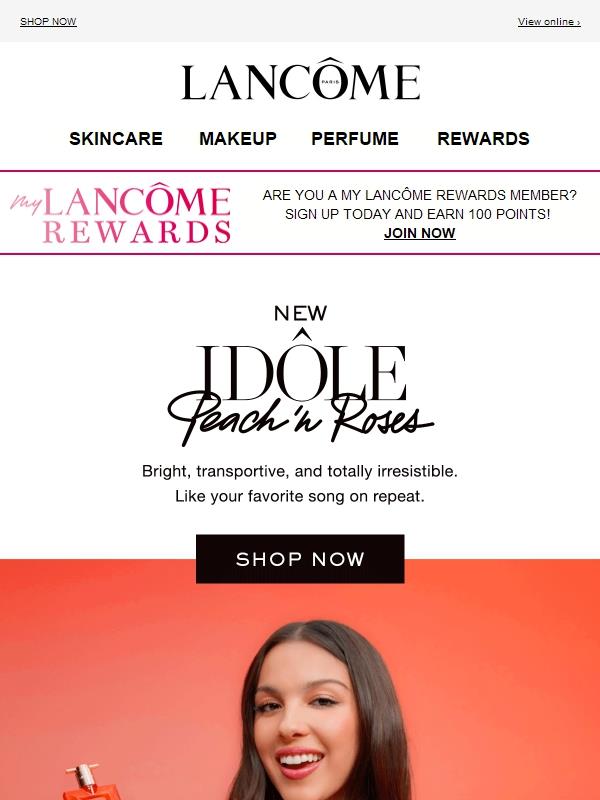 It’s Here: The NEW Idôle Peach 'N Roses Perfume 🍑