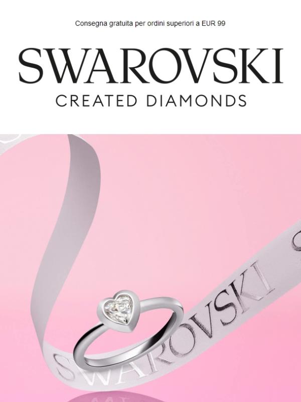 San Valentino perfetto con Swarovski Created Diamonds