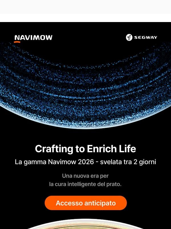 La gamma Navimow 2026 sarà svelata tra 2 giorni