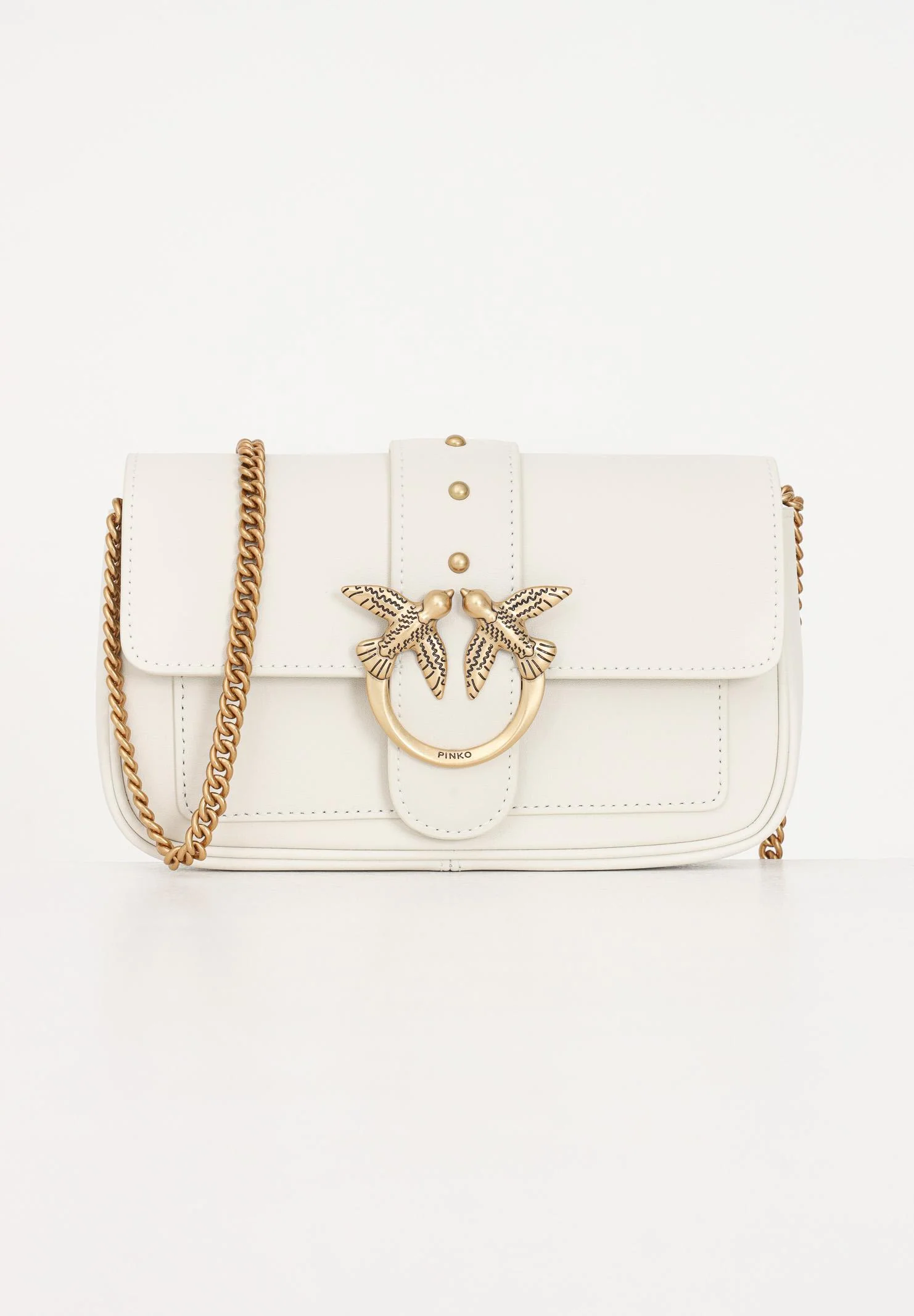 Image of PINKO Borsa a tracolla Love Bag One panna da donna