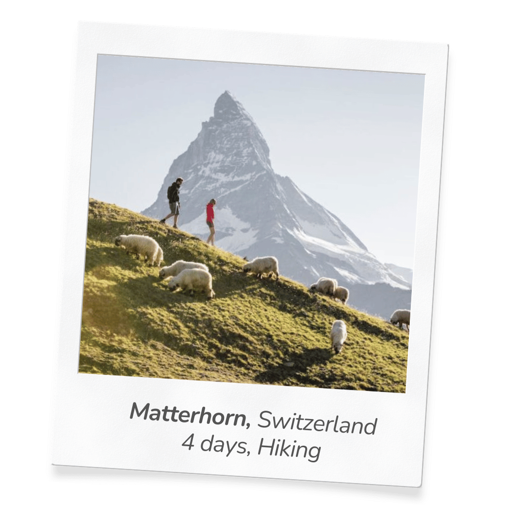 HIKING AROUND THE MATTERHORN IN THE SWISS ALPS