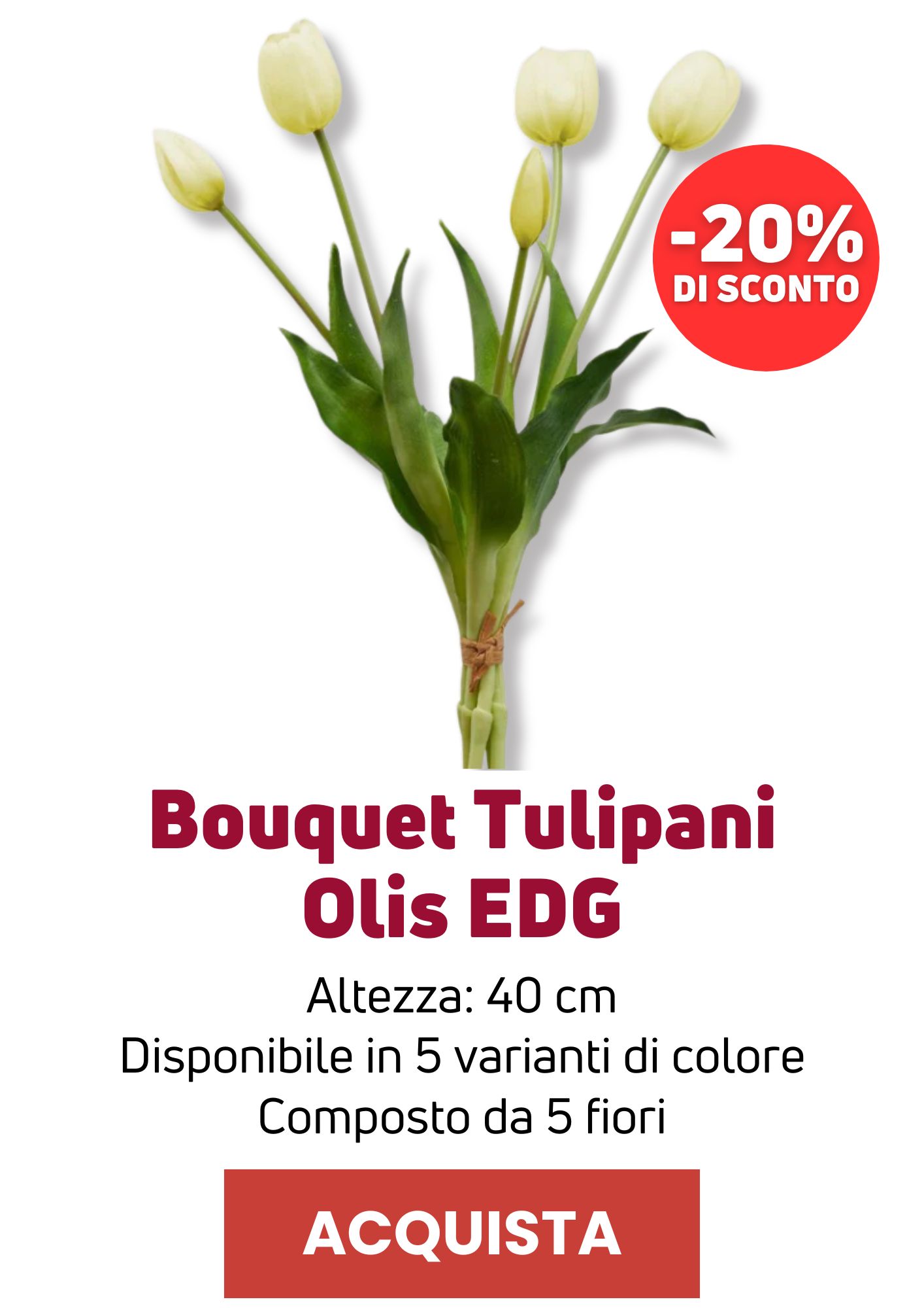 Bouquet Tulipani Olis EDG | Perrone Shop