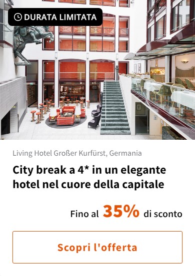 City break a 4* in un elegante hotel nel cuore della capitale