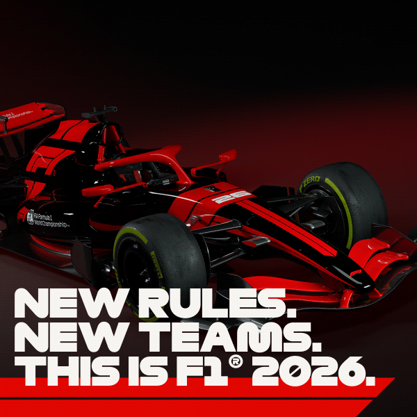 NEW RULES. NEW TEAMS. THIS IS F1 2026.
