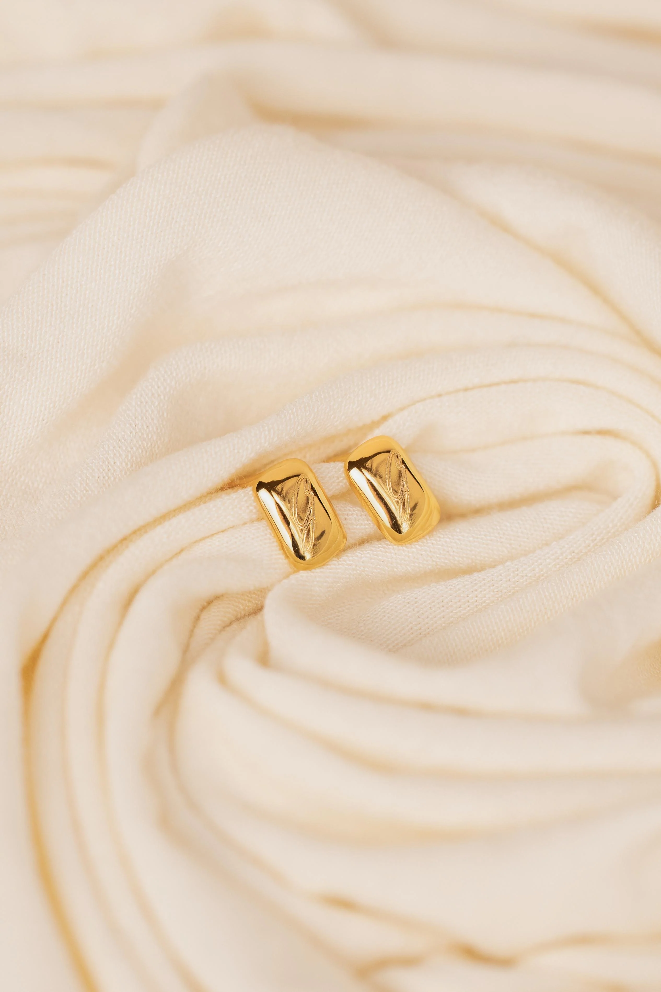 Orecchini Minimal Con Iniziale Personalizzata - Infants