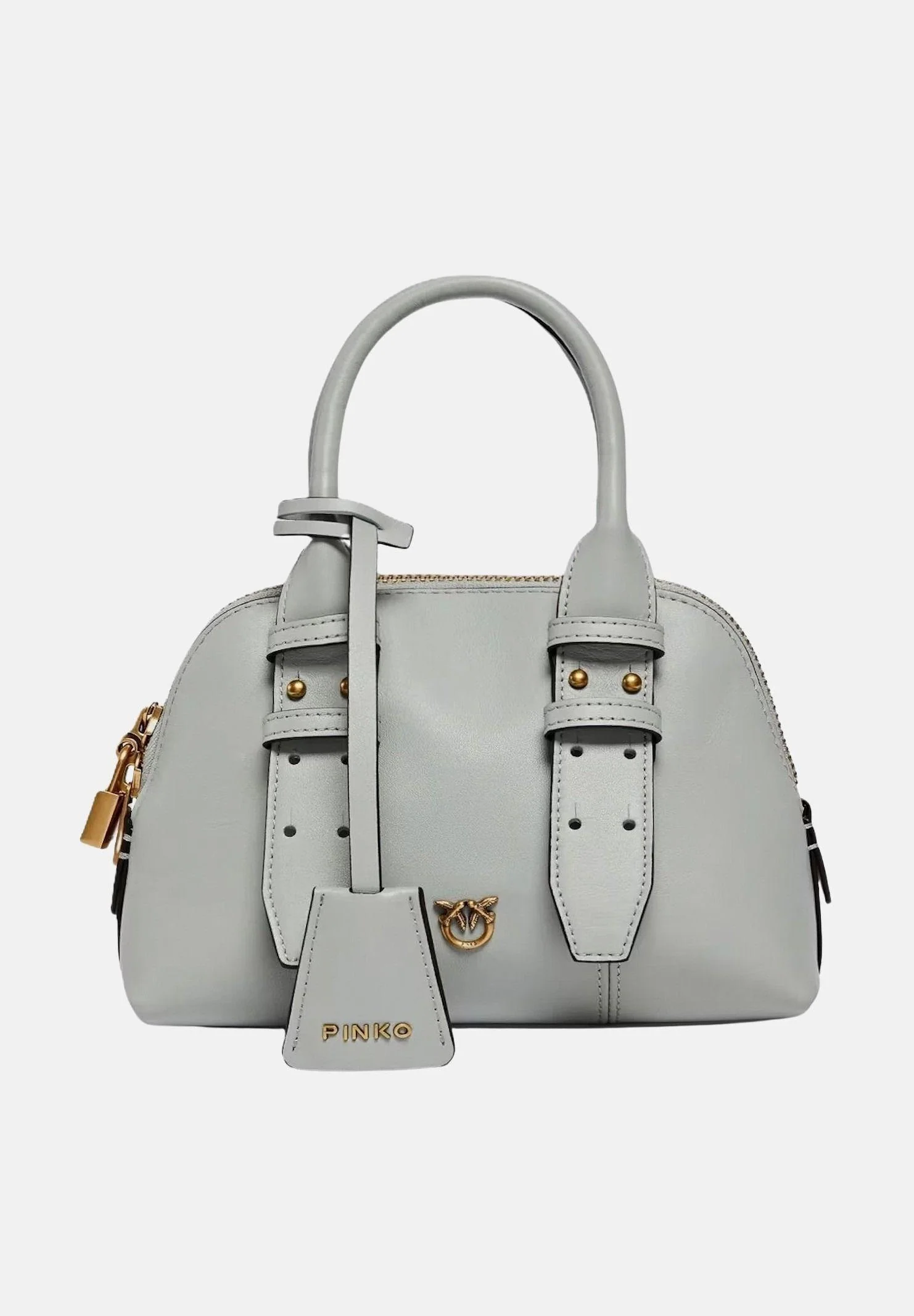 Image of PINKO Borsa a mano Mini Escape Bag grigio perla da donna