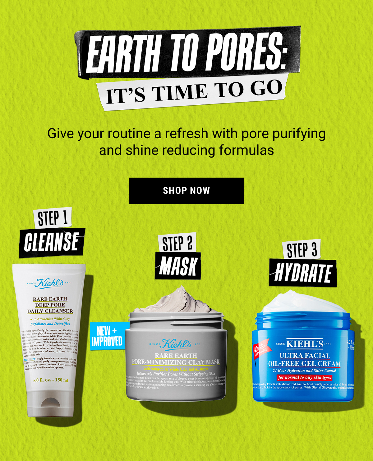 EARTH TO PORES: IT'S TIME TO GO