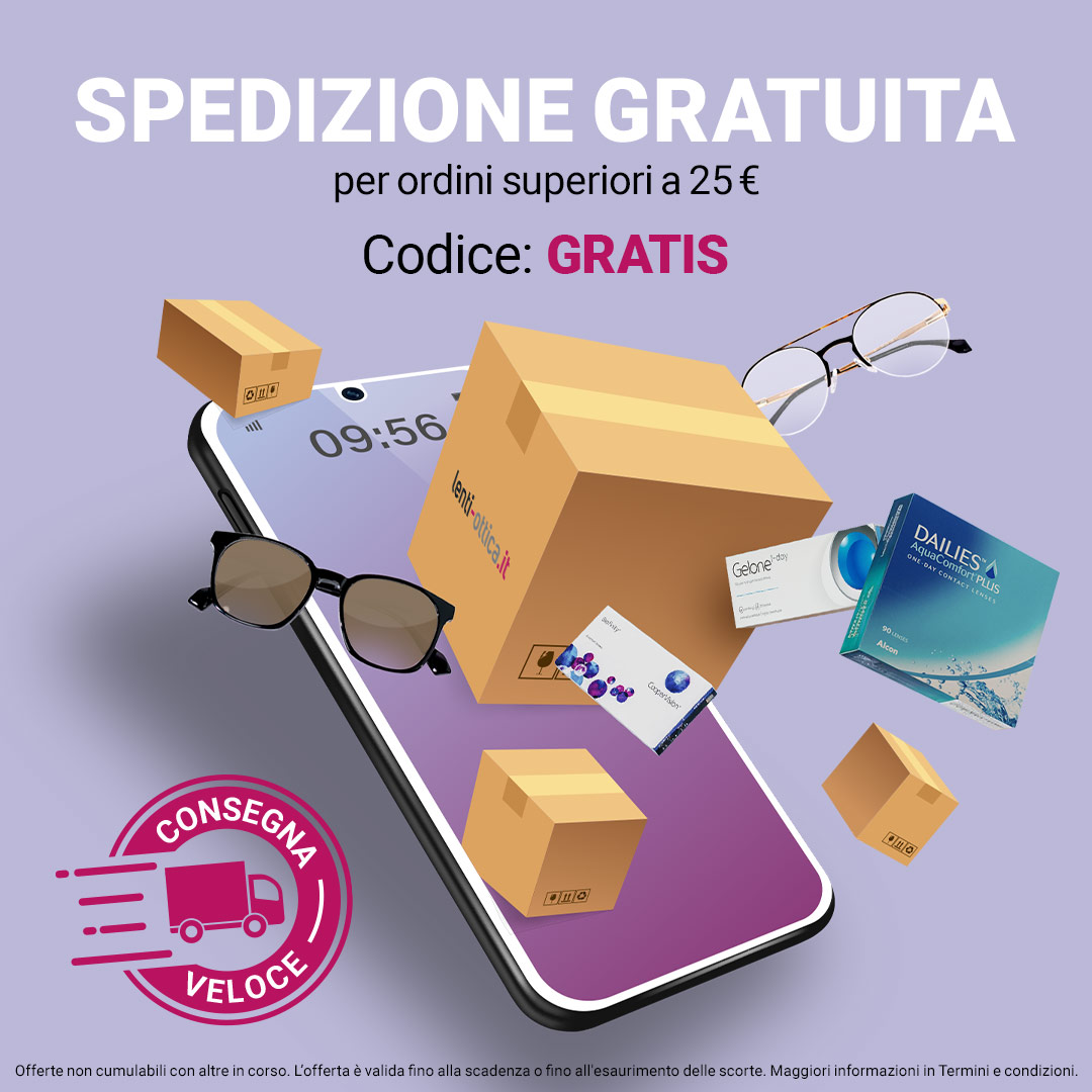 spedizione gratuita per ordini superiori a 25€ con il codice GRATIS