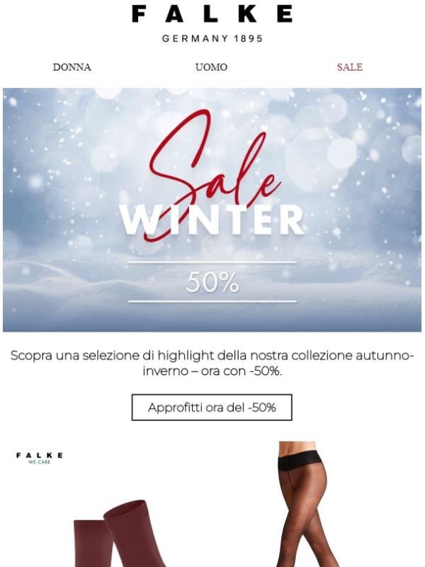 -50% durante il Seasonal Sale FALKE!