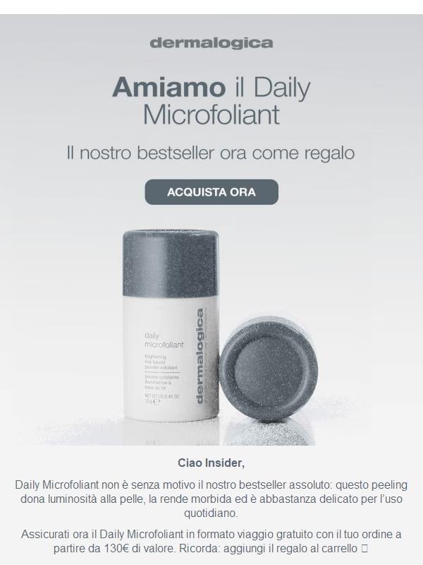 Daily Microfoliant in omaggio del valore di 22€