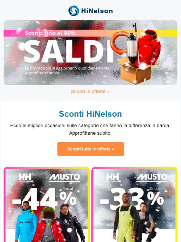 🔥 SALDI HINELSON - Fino al -90%