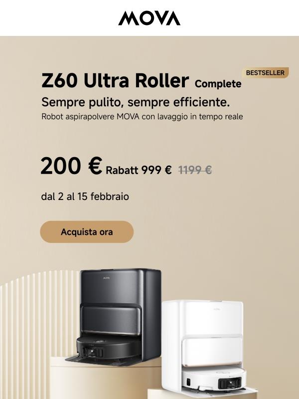 NUOVA PROMOZIONE IN EVIDENZA: Z60 Ultra Roller Complete