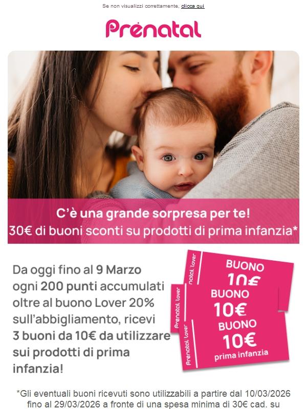 Prénatal Lover, c'è una grande sorpresa per te!