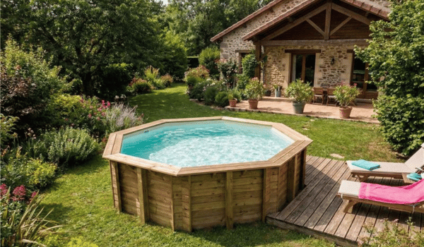 Piscina in legno