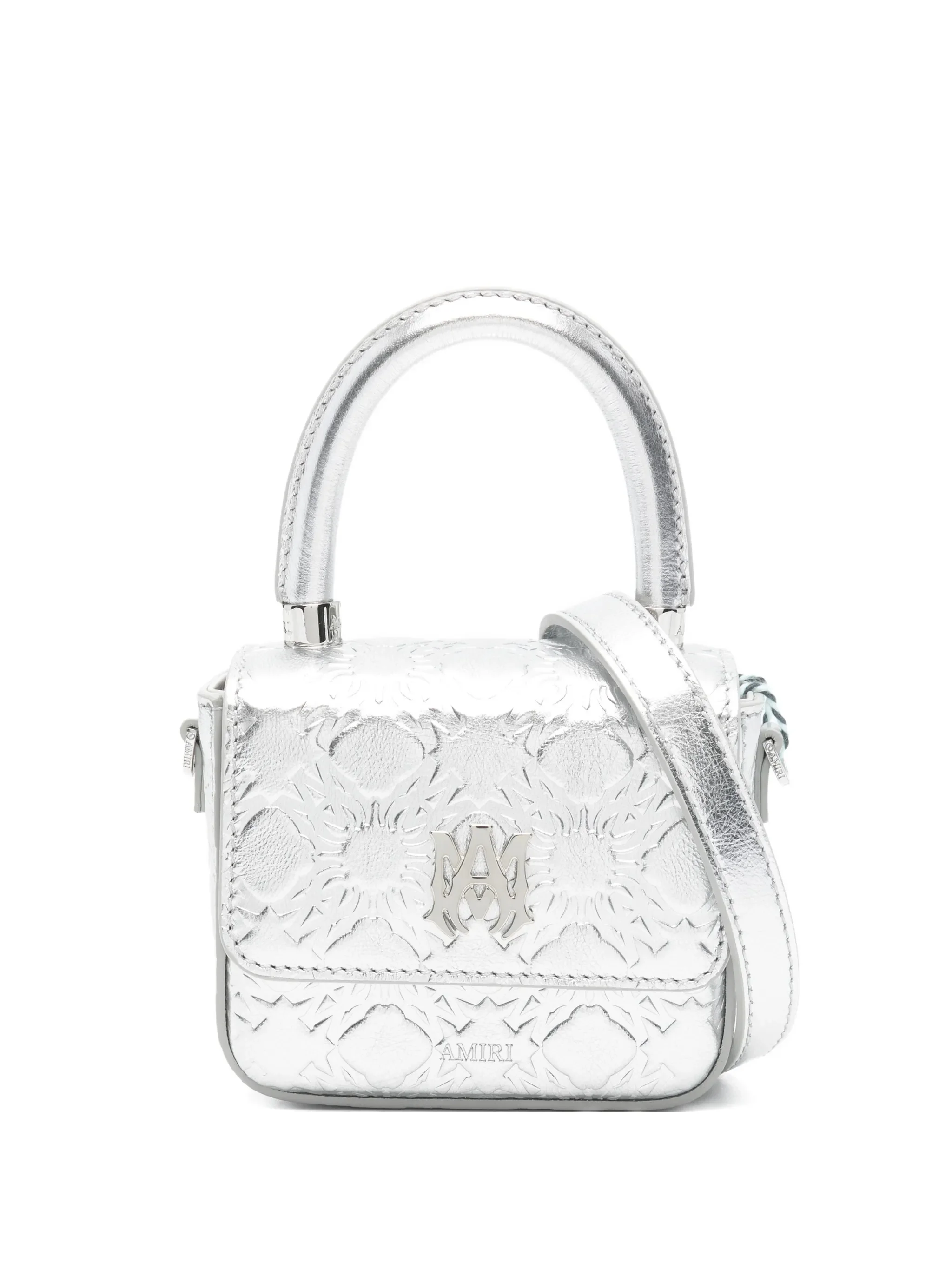 Image of Amiri Embossed Top Handle Mini Bag