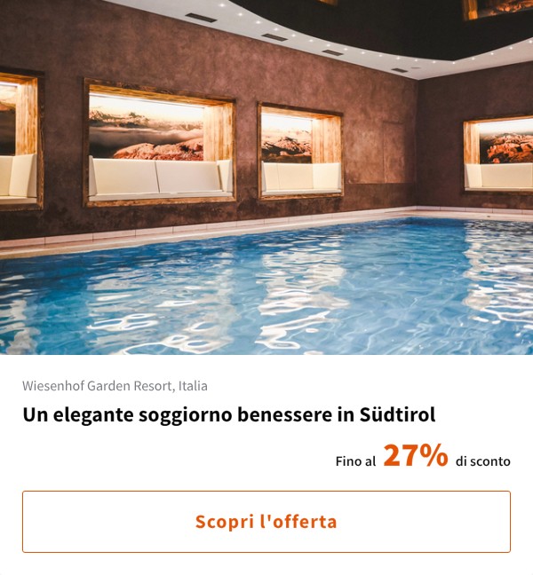 Un elegante soggiorno benessere in Südtirol