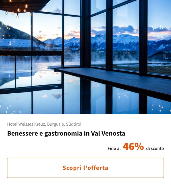 Benessere e gastronomia in Val Venosta