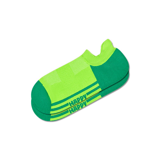 Green Extra Cool Short Crew Sock