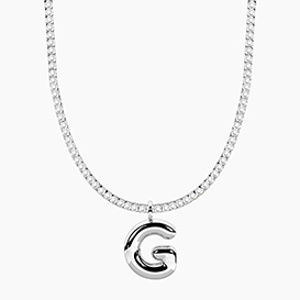 Collana MILLELUCI con ciondolo INIZIALE Collana MILLELUCI con ciondolo INIZIALE