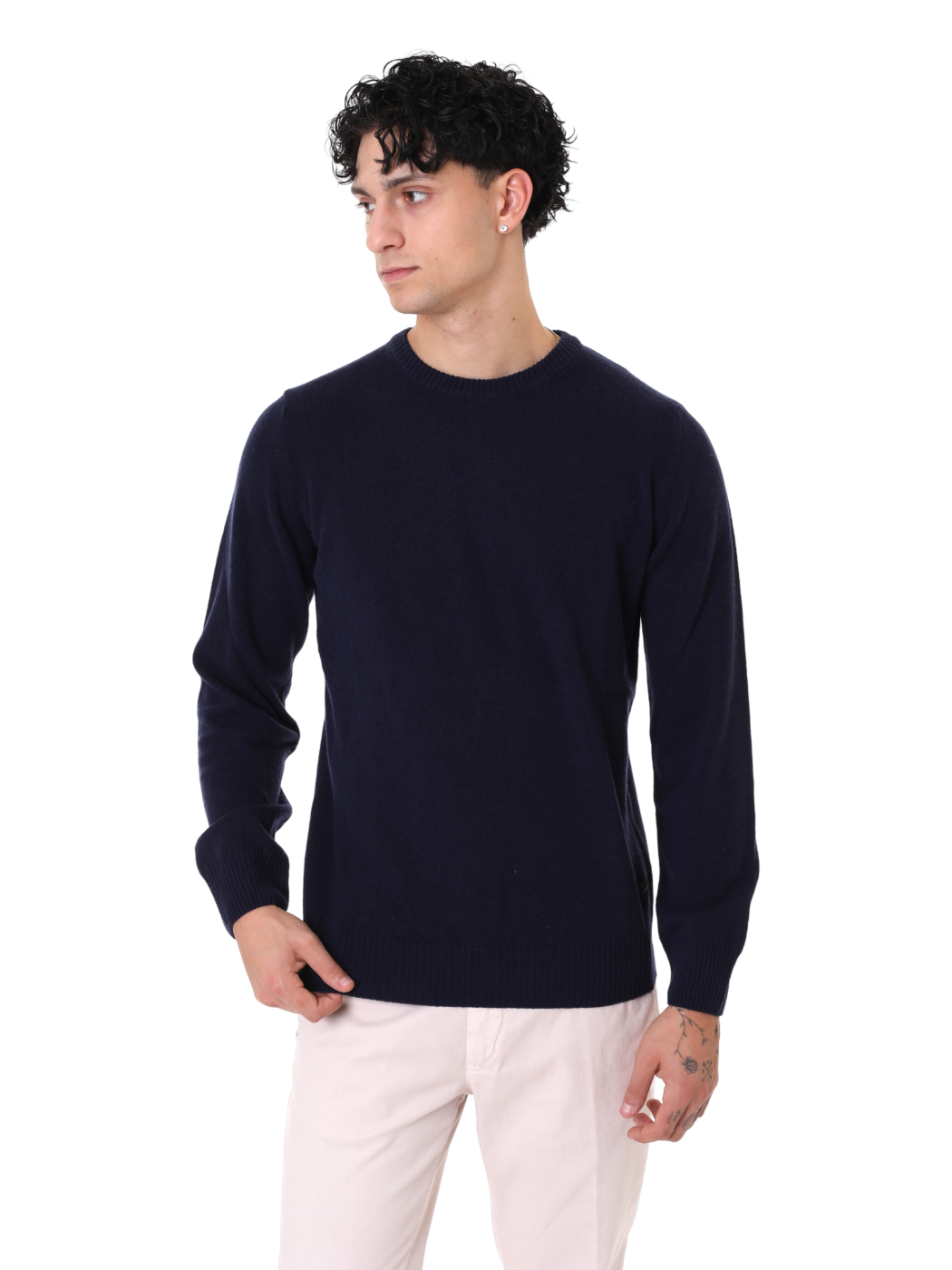 40 WEFT MAGLIA LAMBSWOOL GIROCOLLO