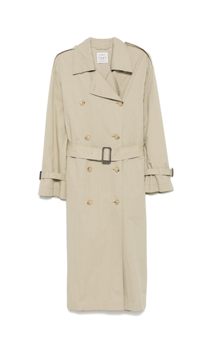 Cotton blend trench coat