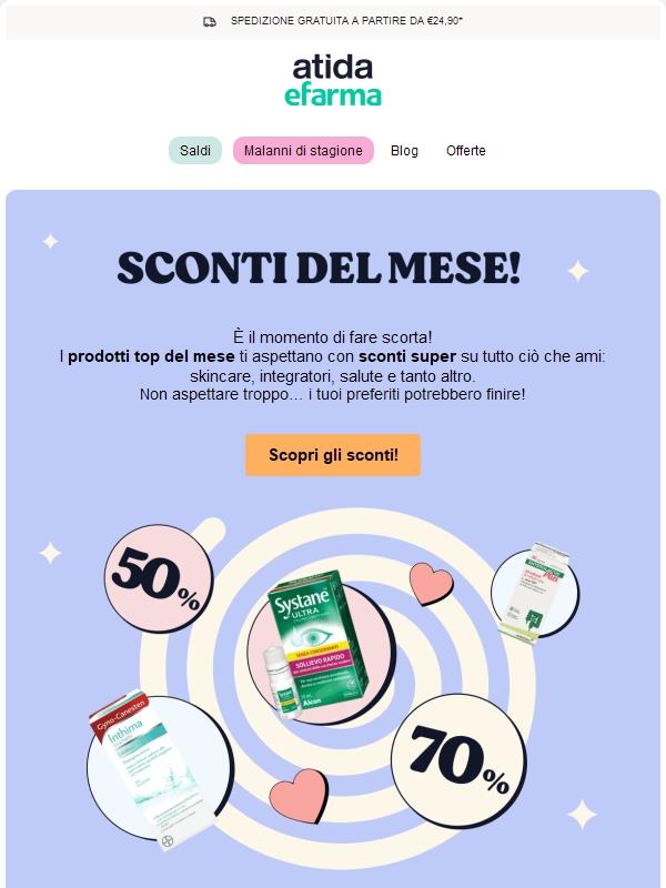 ✨ Scopri le novità di Febbraio in promo su eFarma!