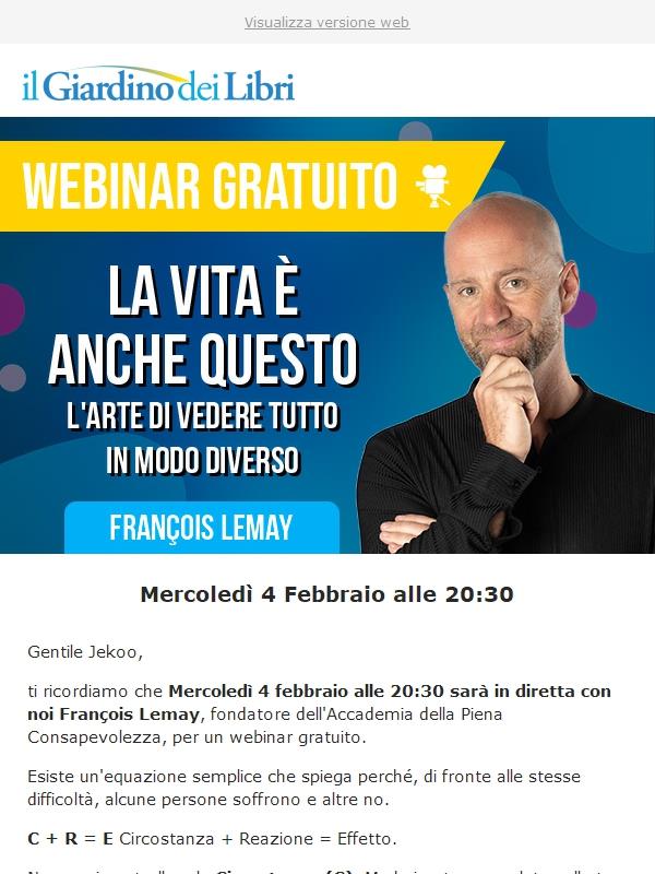 C + R = E: la formula che spiega perché soffriamo (Webinar gratuito)