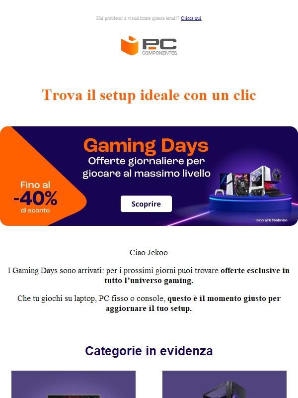 Jekoo, tutto pronto per giocare sul serio? Iniziano i Gaming Days