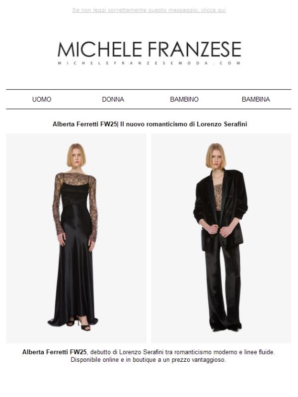 Alberta Ferretti FW25| Il nuovo romanticismo di Lorenzo Serafini