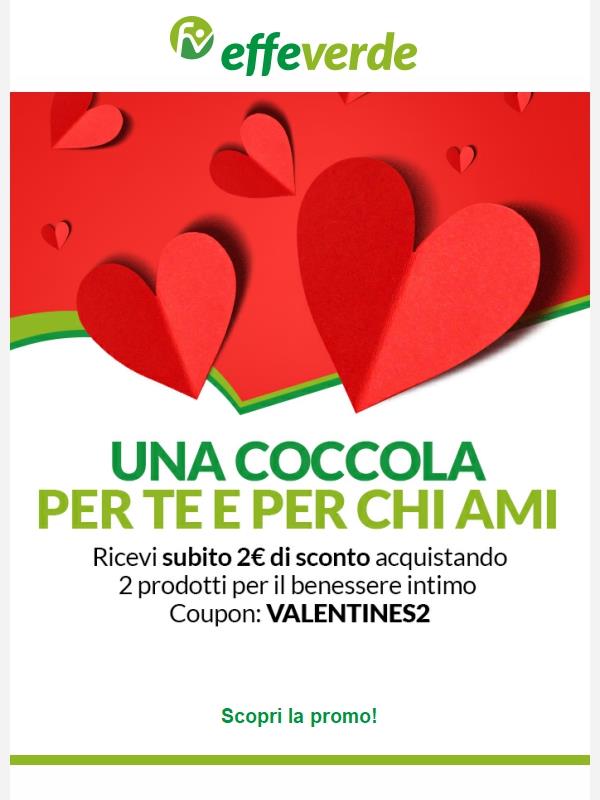 ❤️ Una coccola per te e per chi ami: ricevi subito il tuo sconto