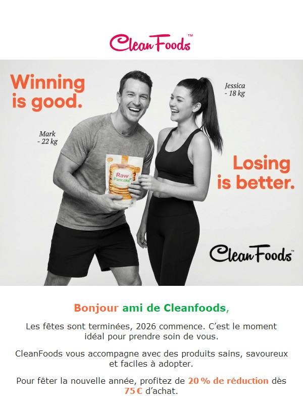 🎉 Nuovo anno, nuova energia – 20% di sconto da 75 €