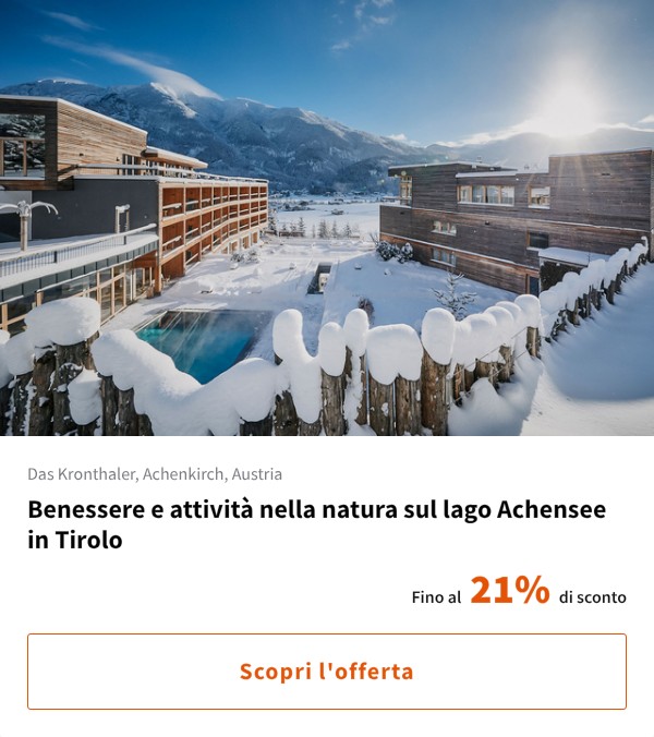 Benessere e attività nella natura sul lago Achensee in Tirolo