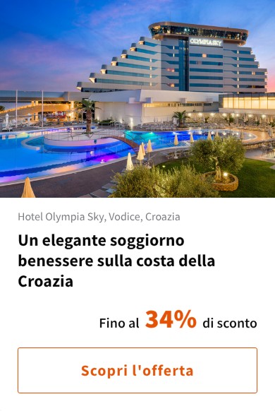 Un elegante soggiorno benessere sulla costa della Croazia