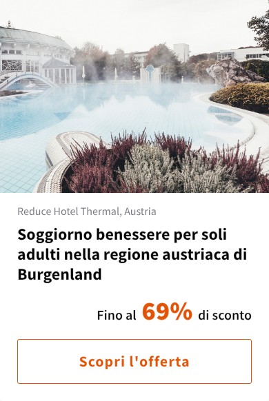 Soggiorno benessere per soli adulti nella regione austriaca di Burgenland