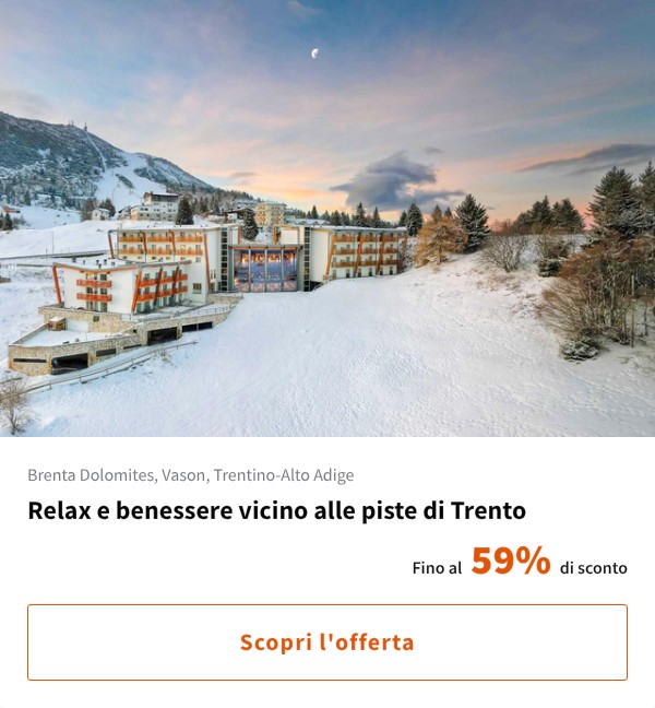 Relax e benessere vicino alle piste di Trento