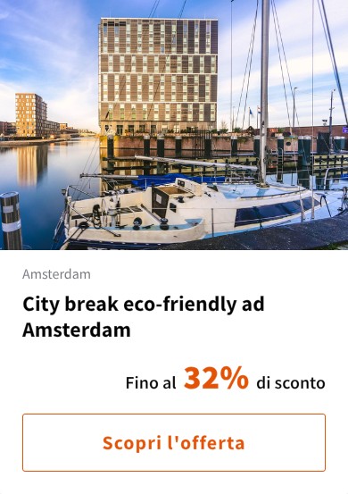 City break eco-friendly ad Amsterdam