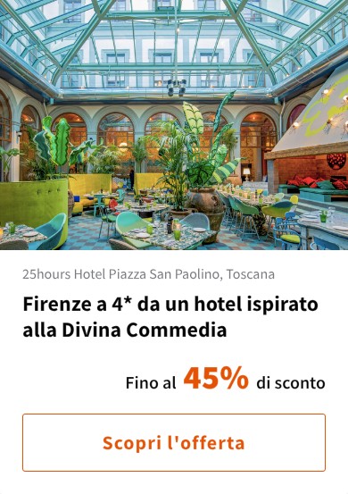 Firenze a 4* da un hotel ispirato alla Divina Commedia
