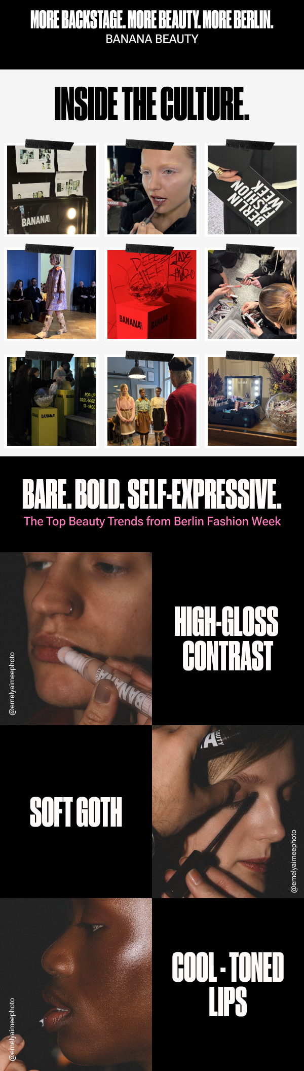 More backstage. More beauty. More Berlin.