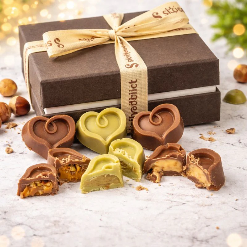 Image of Cioccolatini artigianali ripeni Cori di Trinacria 9 pezzi