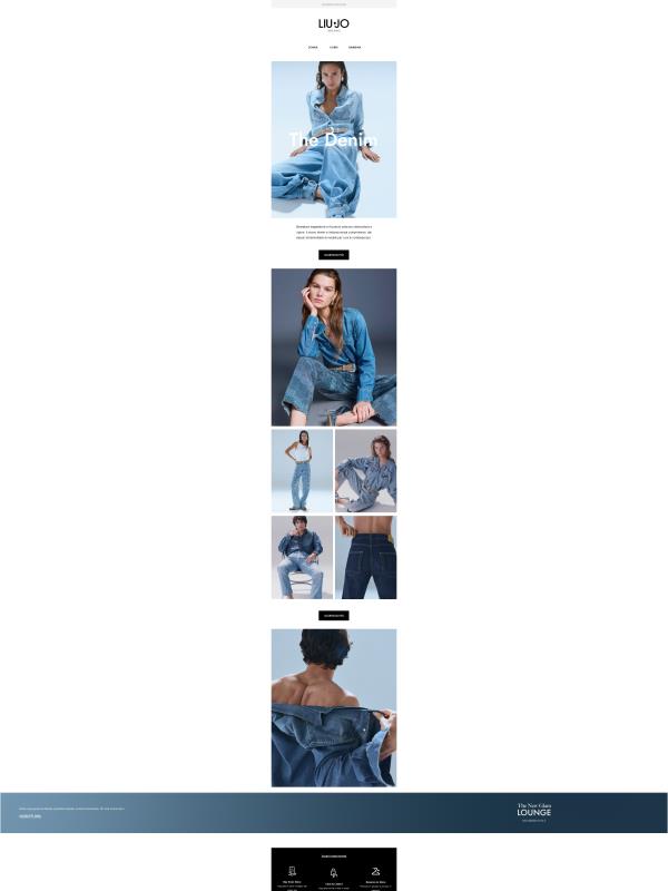 Blu essenziale, Denim autentico