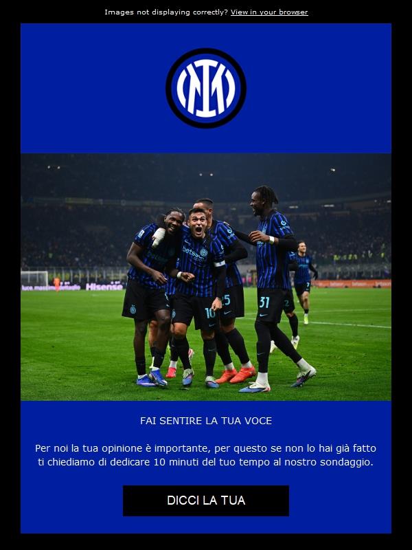 Per noi la tua opinione è importante ⚫🔵