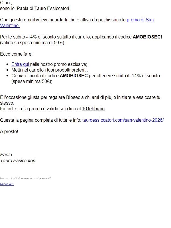San Valentino: il tuo regalo ti aspetta