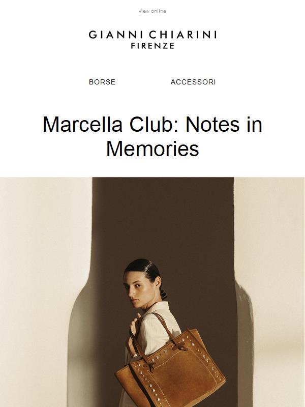 Scopri la nuova Collezione Primavera Estate 26 Marcella Club