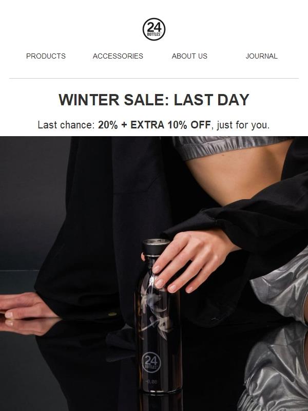 🚨 Winter Sale LAST DAY: 20% + EXTRA 10% OFF