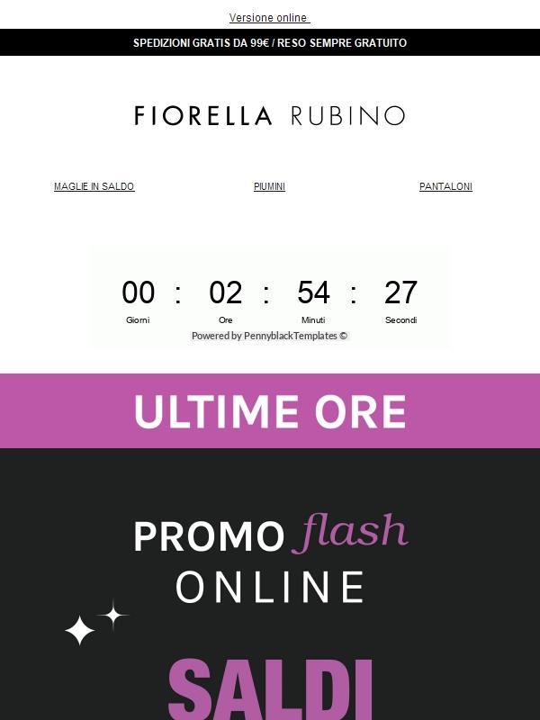 ULTIME ORE ⏰SALDI -50% SU TUTTO⏰